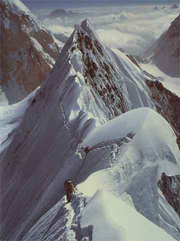 
Rick Ridgeway Climbs K2 Northeast Ridge 1978 - Peaks Of Glory book
